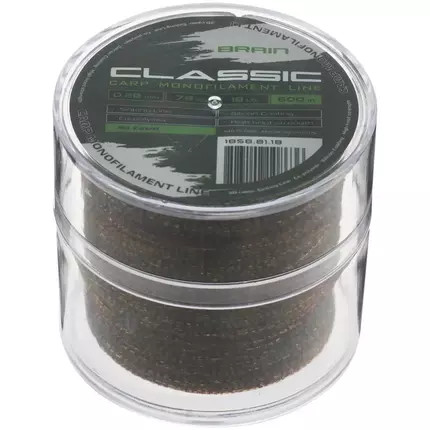 Жилка Brain Classic Carp Line 600m 0,28mm 7,9kg 18lb 3D camo, Діаметр: 0.28, Розмотування: 600, Колір: 3D camo, фото , изображение 2