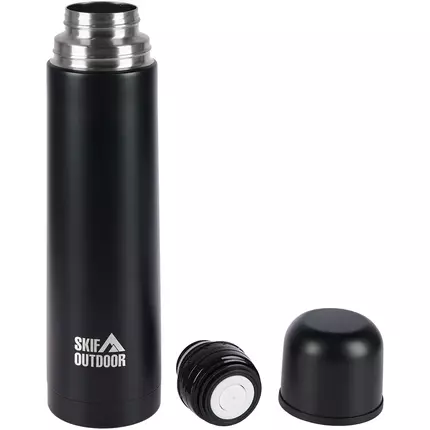 Термос Skif Outdoor Walker, 0.7л (чорний матовий), Колір: чорний, Об'єм (л): 0.7, фото 