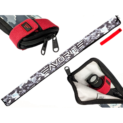 Чохол Favorite FCRB144-BLC для спінінга 144cm ц:blue camo, Колір: Blue Camo, Розміри чохла: 144х9 см, фото 