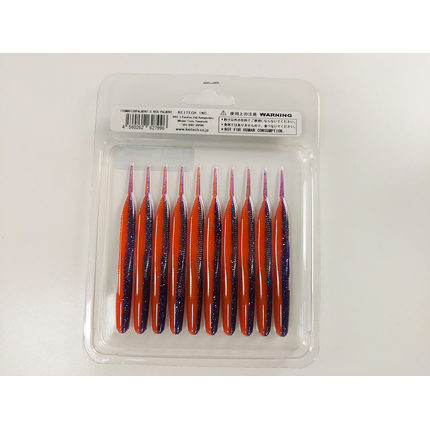 Силікон Keitech Sexy Impact 3.8" (10 шт/упак), колір:pal#09 violet fire, Довжина силікону: 3.8" (9.7 см), Колір силікону: PAL#09 Violet Fire, фото , изображение 11