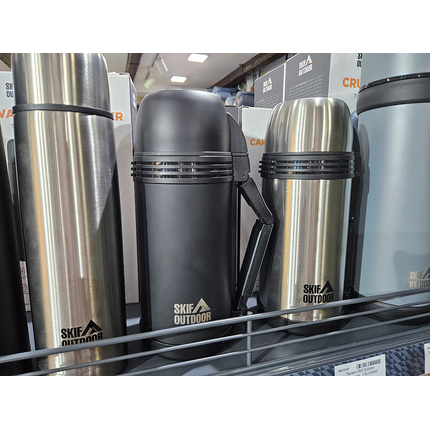 Термос SKIF Outdoor Caravanner, 2л (чорний матовий), Колір: чорний, Об'єм (л): 2.0, фото , изображение 12