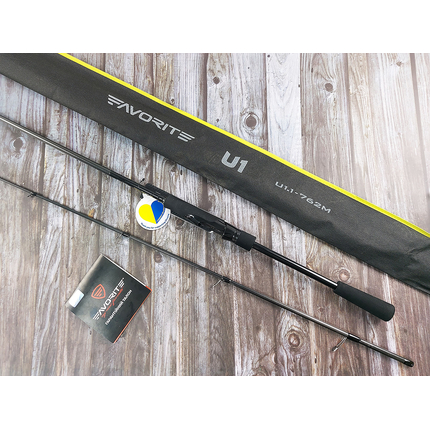 Спінінг Favorite U1 762M / 2.28m / 5-21g / Fast, Модель: 2.28m 5-21g, фото , изображение 8