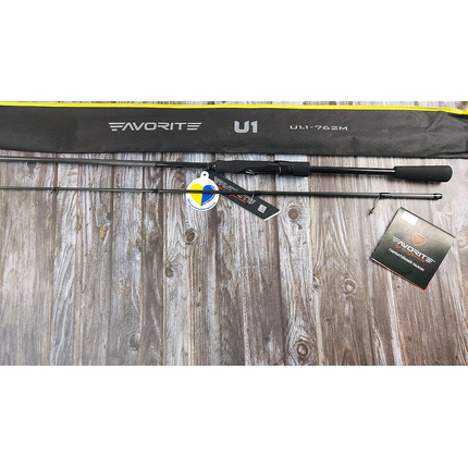 Спінінг Favorite U1 762M / 2.28m / 5-21g / Fast, Модель: 2.28m 5-21g, фото , изображение 9