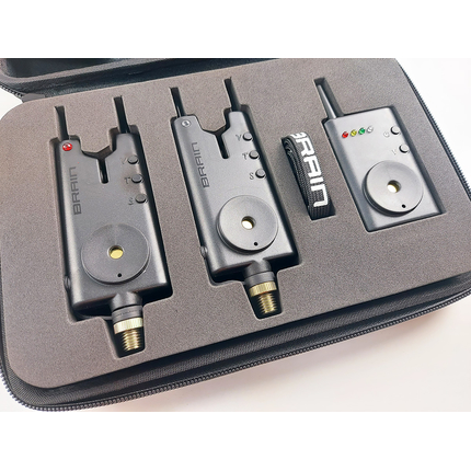 Комплект сигналізаторів Brain Wireless Bite Alarm B-1 2+1, фото , изображение 8