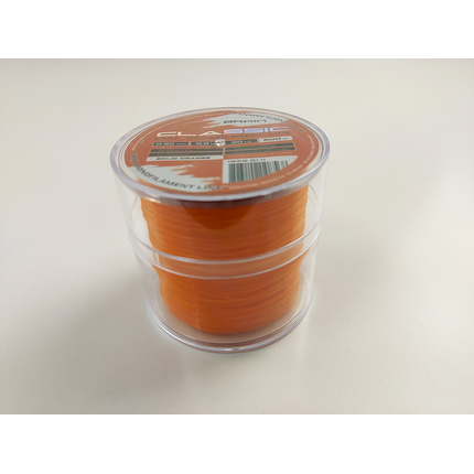 Жилка Brain Classic Carp Line 600m 0,30mm 8,8kg 20lb Solid orange, Діаметр: 0.30, Розмотування: 600, Колір: Solid orange, фото , изображение 4