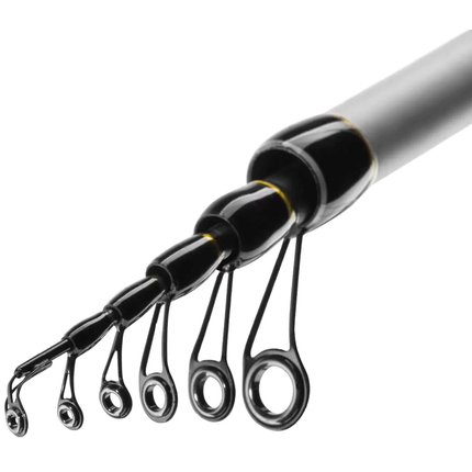 Болонське вудлище Brain Blast Bolo 4m, факт. довжина - 3,7m, 176g (телескопічне, з кільцями) + чохол та захист на кільця, Довжина: 4m, Тип вудлища: з кільцями (болонське), фото , изображение 2