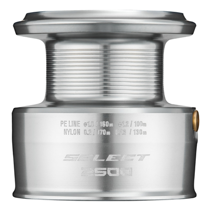 Котушка Select Chrome 2500 (6+1 підшипник) — спінінгова універсальна, легкий хід, Розмір шпулі: 2500, фото , изображение 5