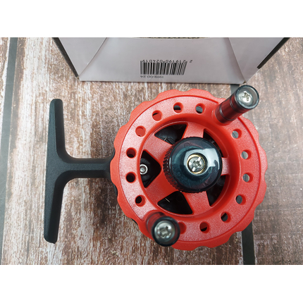 Котушка болонської вудки Viking Fishing Pro 65L (червона) з подовженою лапкою, Розмір шпулі: 65, Модель: червона з лапкою, фото , изображение 4