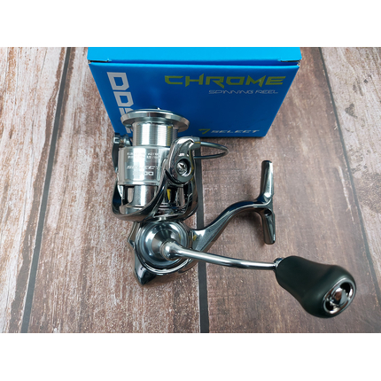 Котушка Select Chrome 2500 (6+1 підшипник) — спінінгова універсальна, легкий хід, Розмір шпулі: 2500, фото , изображение 6