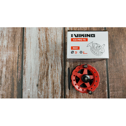 Котушка Viking Fishing Ice Pro 75 ц:red, фото , изображение 8