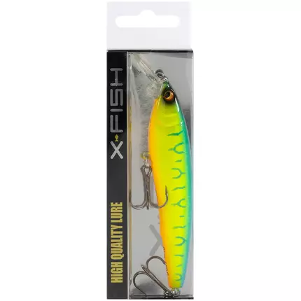 Воблер X-Fish Slim 100F 100mm 16.5g #120 (0.8-1.2m), Розмір/Вага: 100mm/16.5g, Колір воблера: 120, фото , изображение 2