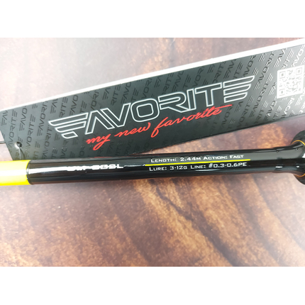 Спиннинг Favorite U1 802L 2.44m 3-12g Fast, Модель: 2.44m 3-12g, фото , изображение 7
