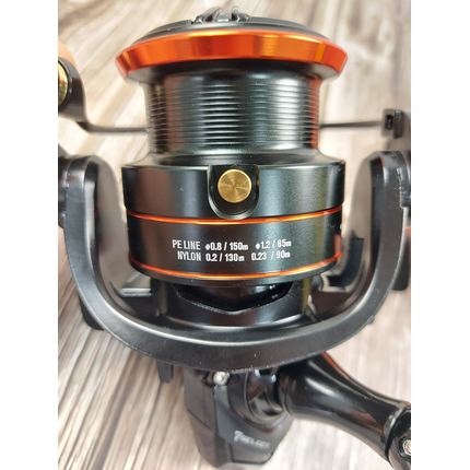 Котушка Select Master 3500S (4+1 підшипник, 5.2:1) — потужна спінінгова котушка з низькопрофільною щпулею, для джига та воблерів, Розмір шпулі: 3500S, фото , изображение 6