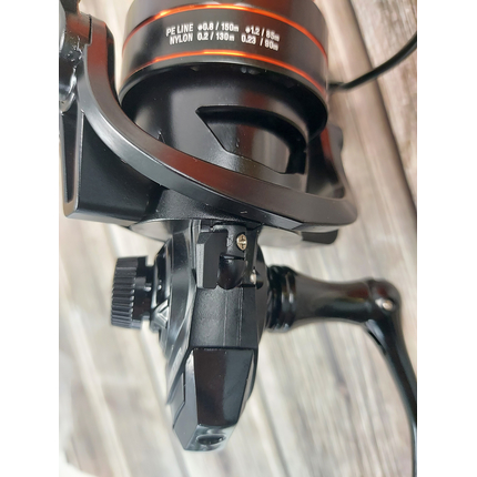 Котушка Select Master 3500S (4+1 підшипник, 5.2:1) — потужна спінінгова котушка з низькопрофільною щпулею, для джига та воблерів, Розмір шпулі: 3500S, фото , изображение 11