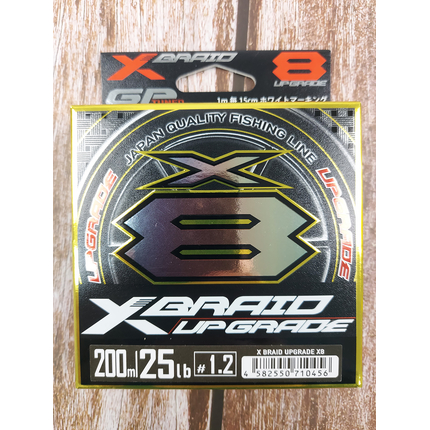 Шнур YGK X-Braid Upgrade X8 200m #1.2/0.185mm 25lb/11.3kg, Діаметр: #1.2/0.185mm, Розмотування: 200m, фото , изображение 4