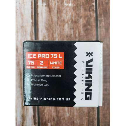 Котушка Viking Fishing Ice Pro 75L ц:white, фото , изображение 4