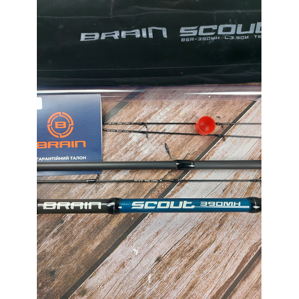 Фідер Brain Scout 3.90м / MH / до 90г / CAMO-EVA ручка — універсальний фідер для активної риболовлі, Модель: 3.9m 90g, фото , изображение 7