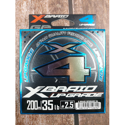 Шнур YGK X-Braid Upgrade X4 200m #2.5/0.256mm 35Lb/15.86kg, Діаметр: #2.5/0.256mm, Розмотування: 200m, фото , изображение 5