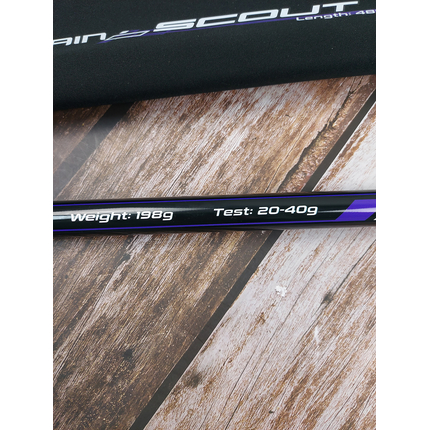 Болонське вудлище Brain Scout SE Bolo 5m, тест 20-40g (телескопічне, з кільцями) + чохол та захист на кільця, Довжина: 5m, Тип вудлища: з кільцями (болонське), фото , изображение 7