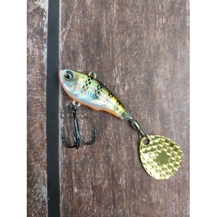 Тейл-спінер Savage Gear Fat Tail Spin 65mm 16.0g Perch, фото , изображение 4