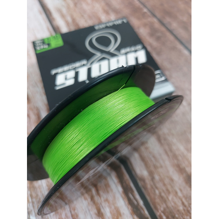 Шнур Brain Storm 8X (lime) 150m 0.10mm 13lb/5.9kg, Діаметр: 0.10mm, Колір: салатовий, фото , изображение 5