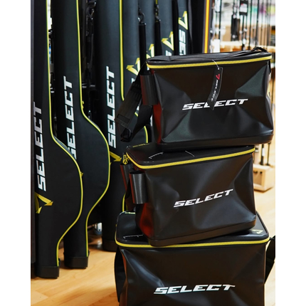 Сумка-бакан Select Folding Bakkan PRO 23L (36x24x27 см) з жорстким дном та тримачами вудлищ (Rod Holder), колір: чорний, Об'єм сумки: 23L PRO, Колір сумки: Чорний, фото , изображение 13