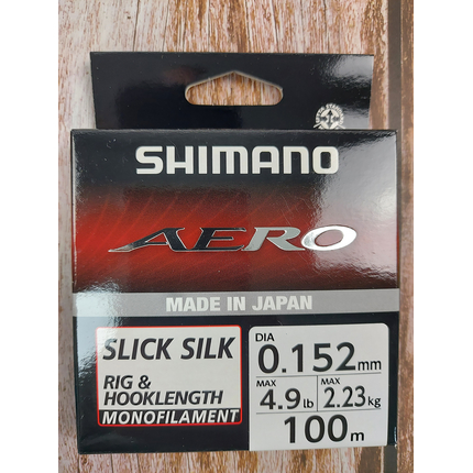 SHIMANO:: Леска Shimano Aero Slick Silk Rig/Hooklength 100m 0.152