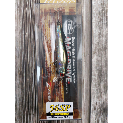 Воблер ZipBaits Rigge 56-SP, 56mm 3.1g #510R (0.5-1.0m), Розмір/Вага: 56mm-SP/3.1g, Колір воблера: #510R, фото , изображение 2
