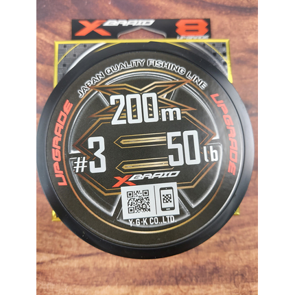 Шнур YGK X-Braid Upgrade X8 200m #3.0/0.296mm 50lb/22kg, Діаметр: #3.0/0.296mm, Розмотування: 200m, фото , изображение 7