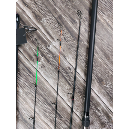 Карп-фідер Brain Apex Double 3.9m, до 180g (4.0lbs) — коропова вершинка та 2 фідерних квівертипи, Модель: 3.9m 180g, фото , изображение 17