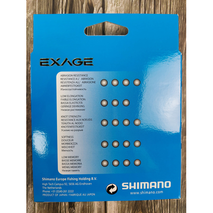 Жилка SHIMANO EXAGE 150m 0.255mm 5.5kg, Діаметр: 0.255, Розмотування: 150m, фото , изображение 4