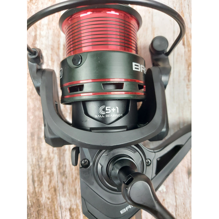 Котушка Brain Apex III Feeder 6000S / 5+1 підшипник / 4.9:1 — фідерна, металева шпуля, Розмір шпулі: 6000S, фото , изображение 13