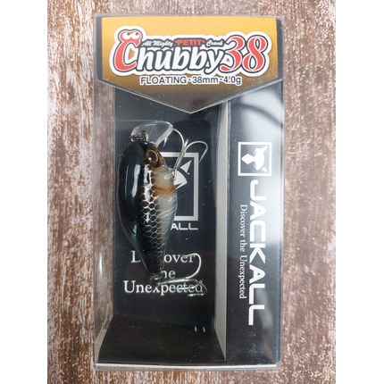 Воблер Jackall Chubby 38мм 4г HL Silver&Black Floating, Размер/Вес: 38мм/4г, Цвет воблера: Silver&Black, фото , изображение 3