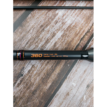 Карп-фідер Brain Apex Double 3.6m, до 180g (4.0lbs) — коропова вершинка та 2 фідерних квівертипи, Модель: 3.6m 180g, фото , изображение 14