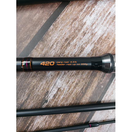 Карп-Фидер Brain Apex Double 4.2m 4.5lbs/max 200g, Модель: 4.2m 200g, фото , изображение 14