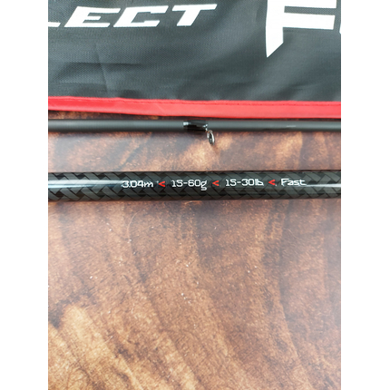 Спінінг Select Force Long Distance 3.04м / 15–60гр / Fast — для важкого джига, пількерів і далеких закидів, Модель: 3.04m 15-60g, фото , изображение 5