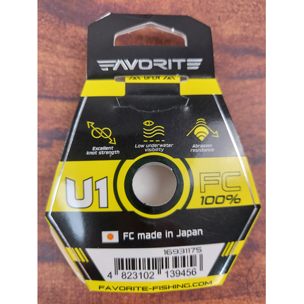 Флюорокарбон Favorite U1 FC 10m #1.0/0.165mm 4.2lb/1.92kg (Made in Japan), Діаметр: 0.16mm, Розмотування: 10m, фото , изображение 5