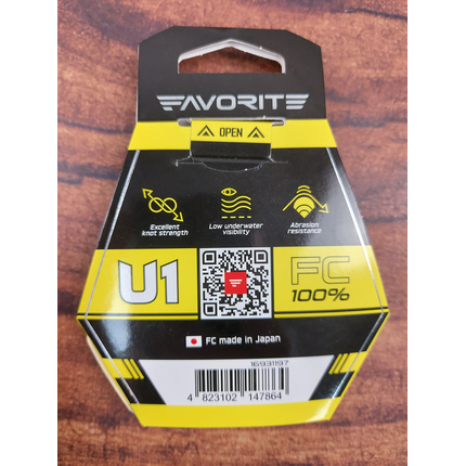 Флюорокарбон Favorite U1 FC 7m #30/0.91mm 106.2lb/48.18kg (Made in Japan), Діаметр: 0.91mm, Розмотування: 7m, фото , изображение 5
