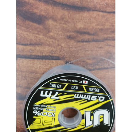 Флюорокарбон Favorite U1 FC 7m #30/0.91mm 106.2lb/48.18kg (Made in Japan), Діаметр: 0.91mm, Розмотування: 7m, фото , изображение 7