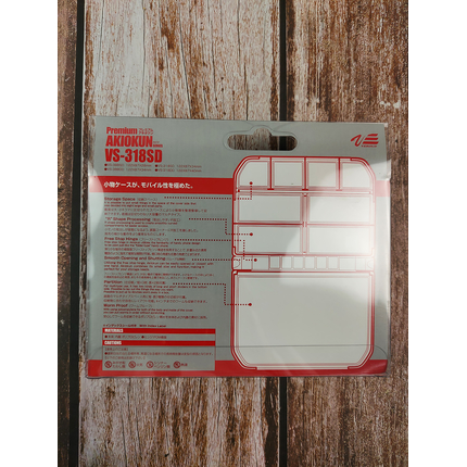 Коробка Meiho Versus VS-318SD 122х87х34 к:black, фото , изображение 3