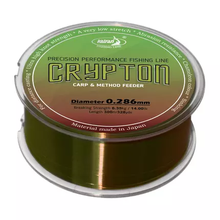 Жилка Katran Crypton Carp & Method Feeder 300m (хамелеон) 0.234mm 10.05lb/4.55kg, Диаметр: 0.23, Размотка: 300m, фото , изображение 3