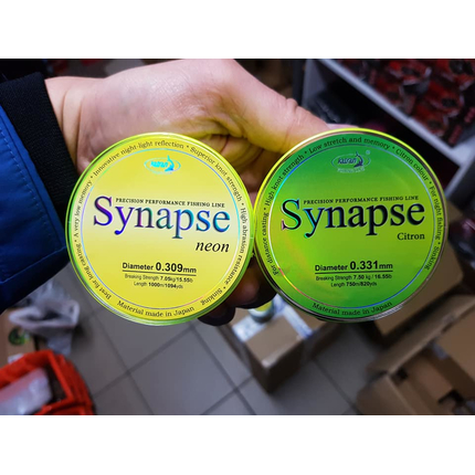 Жилка Katran Synapse Citron 1000m (лимон.) 0.309mm 15.45lb/7.01kg, Диаметр: 0.31, Размотка: 1000m, фото , изображение 4