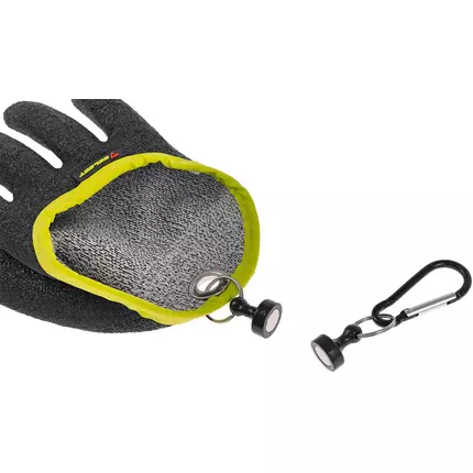 Риболовна рукавичка Select Pike-II права M — для безпечного виважування риби, комфортна та водостійка (+ карабін із магнітним кріпленням), Розмір: M (права), фото , изображение 5