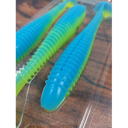 Силікон Keitech Swing Impact FAT 6.8" (3 шт/уп),, колір: pal#03 ice chartreuse, Довжина силікону: 6.8" (17.3 см), Колір силікону: PAL#03 Ice Chartreuse, фото , изображение 6