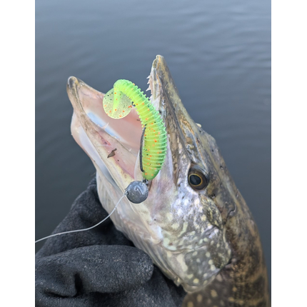 Риболовна рукавичка Select Pike-II права M — для безпечного виважування риби, комфортна та водостійка (+ карабін із магнітним кріпленням), Розмір: M (права), фото , изображение 8