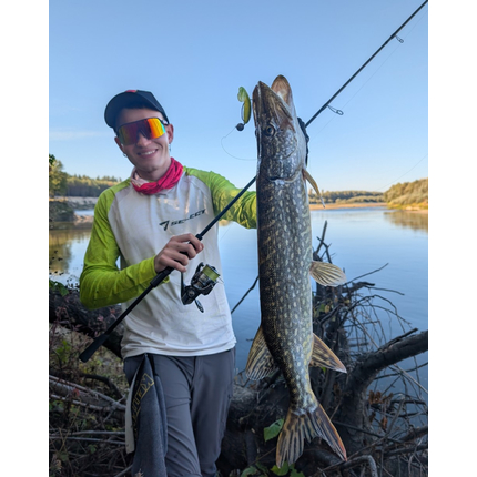 Риболовна рукавичка Select Pike-II права M — для безпечного виважування риби, комфортна та водостійка (+ карабін із магнітним кріпленням), Розмір: M (права), фото , изображение 9