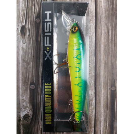 Воблер X-Fish Slim 100F 100mm 16.5g #120 (0.8-1.2m), Розмір/Вага: 100mm/16.5g, Колір воблера: 120, фото , изображение 3