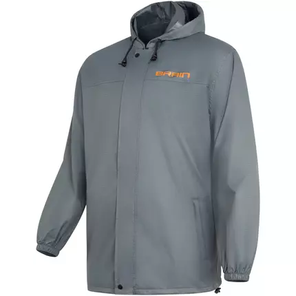 Дощовий костюм Brain Rain Suit сірий (M) — захист від дощу та вітру, Розмір: M, фото , изображение 8