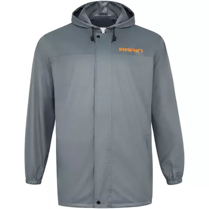 Дощовий костюм Brain Rain Suit сірий (M) — захист від дощу та вітру, Розмір: M, фото , изображение 7