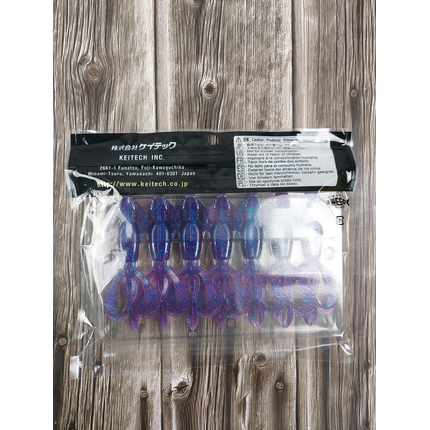 Силікон Keitech Crazy Flapper 3.6" (7 шт/уп),, колір: ea#14 clear morning dawn, Довжина силікону: 3.6" (9.1 см), Колір силікону: ea#14 clear morning dawn, фото , изображение 3